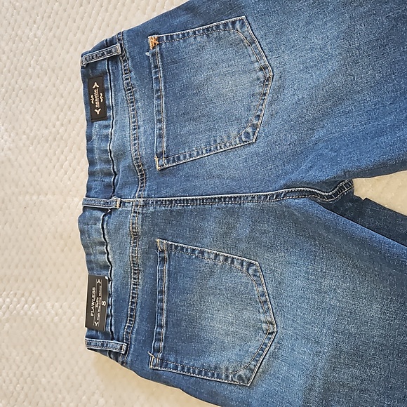 NANETTE LEPORE WOMENS WASHED BLUE DISTRESSED JEANS SIZE 8 NEW WITH TAGS - Picture 9 of 15